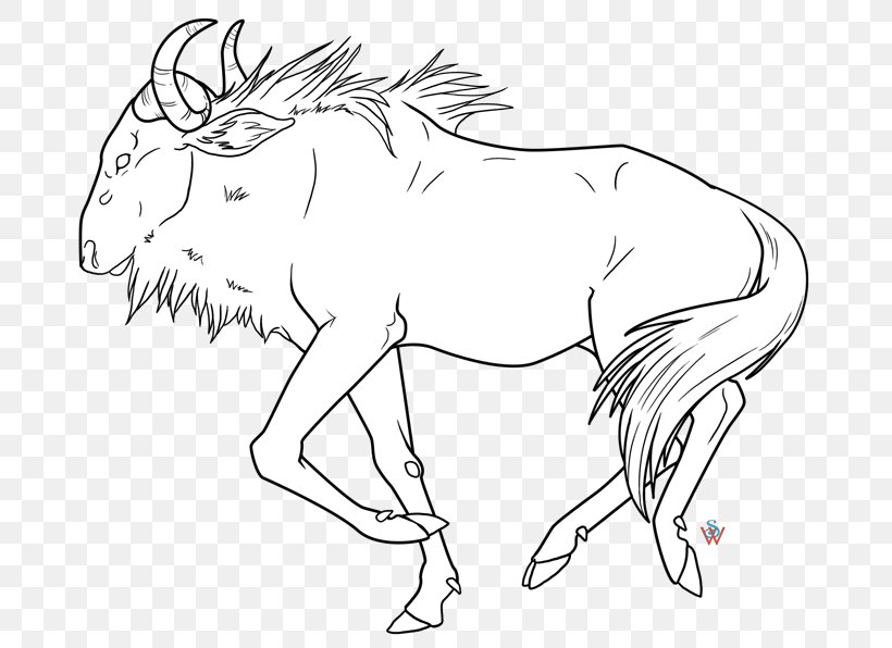 Mustang /m/02csf Wildlife Line Art Drawing, PNG, 700x596px, Mustang, Animal Figure, Artwork, Black And White, Character Download Free
