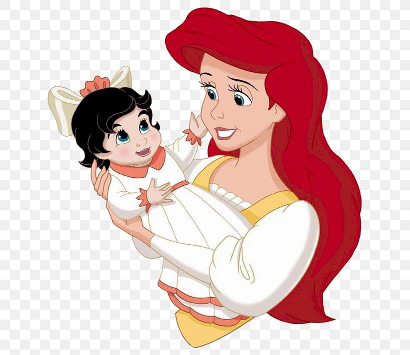 Ariel The Little Mermaid II: Return To The Sea Melody The Prince Sebastian, PNG, 651x711px, Watercolor, Cartoon, Flower, Frame, Heart Download Free