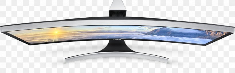 Computer Monitors Television Set Samsung Smart TV Curved Screen, PNG, 1753x551px, 4k Resolution, Computer Monitors, Cathode Ray Tube, Ceiling Fixture, Curved Screen Download Free