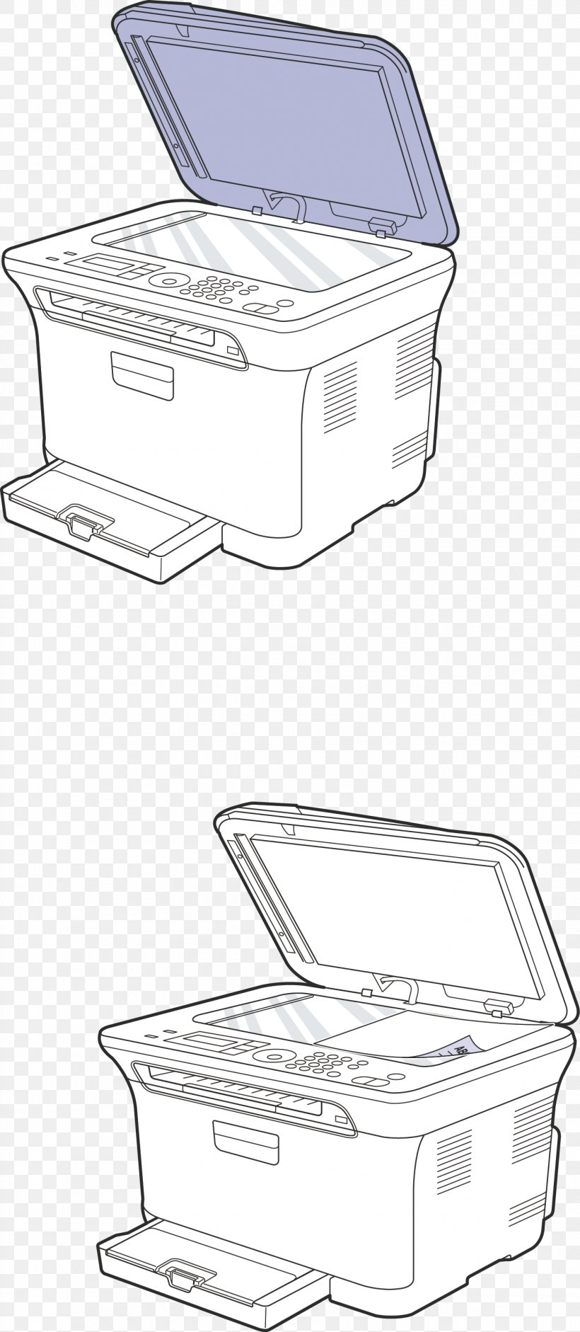Printer Drawing Font, PNG, 1328x3049px, Printer, Area, Black And White, Computer, Drawing Download Free