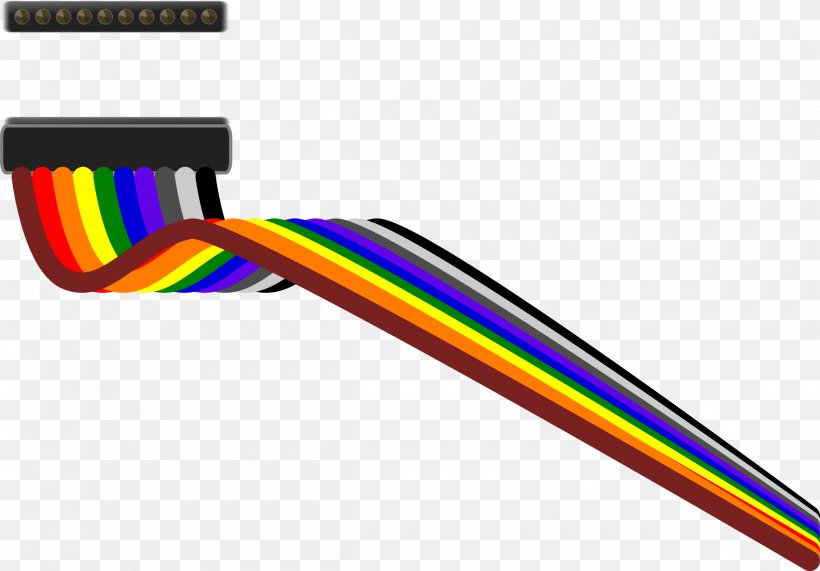 Ribbon Cable Electrical Cable Clip Art, PNG, 2400x1672px, Ribbon Cable, Computer, Data Cable, Electrical Cable, Electrical Connector Download Free