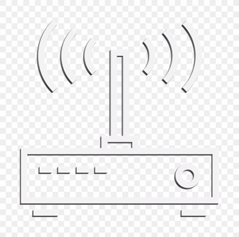 Router Icon Devices Icon, PNG, 1404x1396px, Router Icon, Black M, Devices Icon, Geometry, Line Download Free