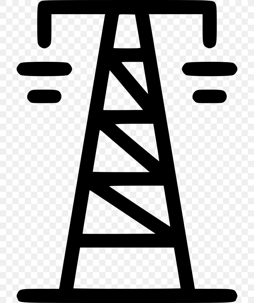 Clip Art Electricity Transmission Tower Iconfinder, PNG, 714x980px, Electricity, Area, Black And White, Brand, Electric Power Download Free