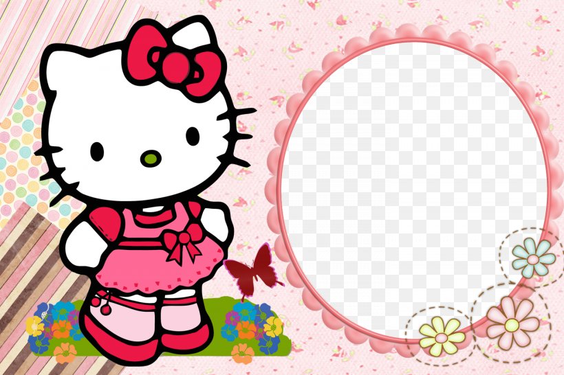 Hello Kitty Desktop Wallpaper Film Clip Art, PNG, 1476x984px, Watercolor,  Cartoon, Flower, Frame, Heart Download Free