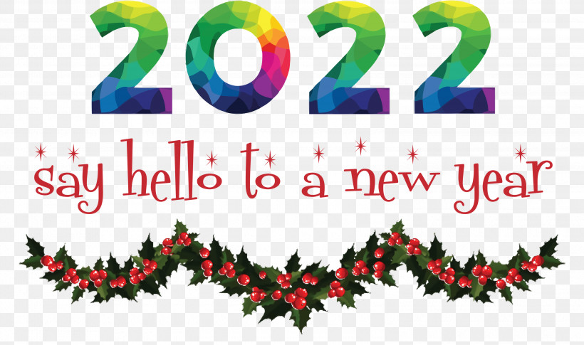 2022 Happy New Year 2022 New Year 2022, PNG, 3000x1776px, Garland, Christmas Day, Christmas Decoration, Christmas Tree, Christmas Wreath Download Free