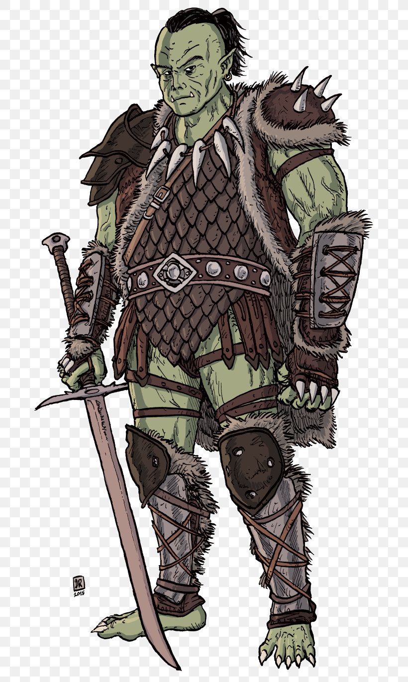 Dungeons & Dragons Pathfinder Roleplaying Game Half-orc Player Character, PNG, 709x1371px, Dungeons Dragons, Armour, Barbarian, Cold Weapon, Costume Design Download Free
