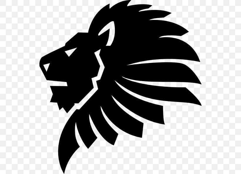 Lion Roar Clip Art, PNG, 552x594px, Lion, Black, Black And White, Drawing, Fictional Character Download Free