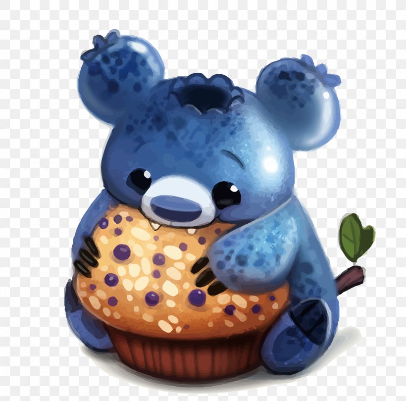 Muffin Drawing DeviantArt Blueberry, PNG, 1500x1482px, Watercolor, Cartoon, Flower, Frame, Heart Download Free