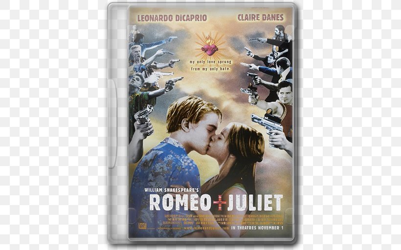 Romeo And Juliet Film Poster, PNG, 512x512px, Juliet, Baz Luhrmann, Claire Danes, Drama, Film Download Free