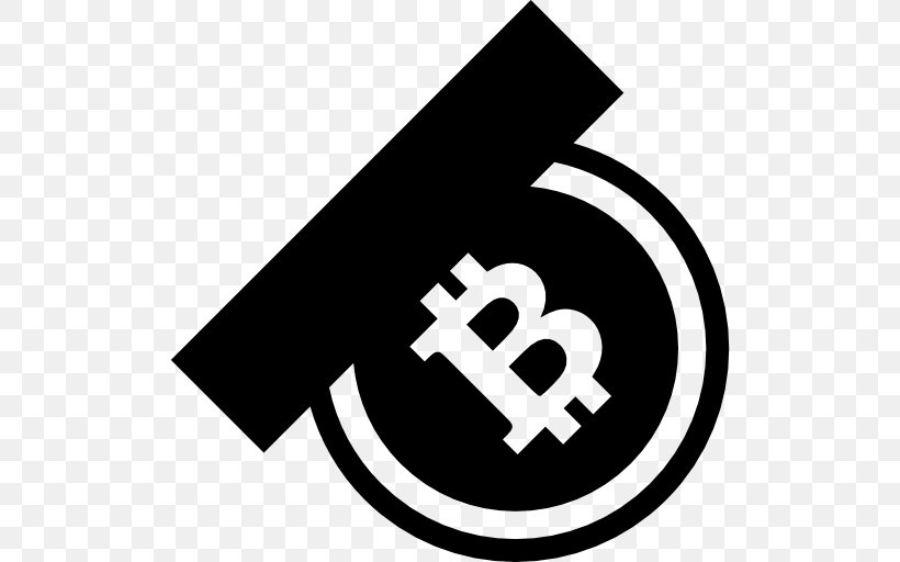Bitcoin, PNG, 512x512px, Bitcoin, Area, Bit, Black And White, Brand Download Free