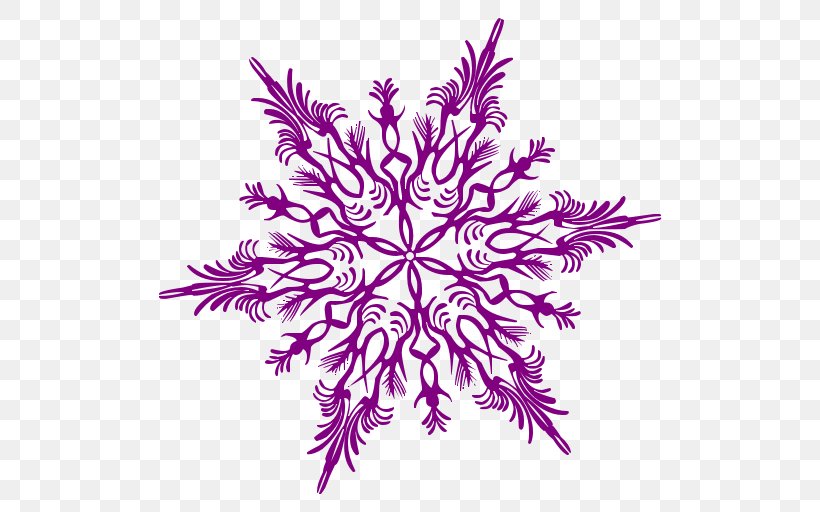 Snowflake Color Purple Clip Art, PNG, 512x512px, Snowflake, Blue, Color, Document, Flower Download Free