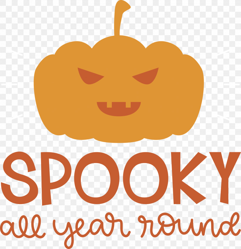 Spooky Halloween, PNG, 2895x3000px, Spooky, Cartoon, Fruit, Halloween, Happiness Download Free
