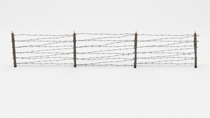Barbed Wire Fence Wire Obstacle Low Poly CGTrader, PNG, 1920x1080px, 3d Computer Graphics, 3d Modeling, Barbed Wire, Cgtrader, Chainlink Fencing Download Free