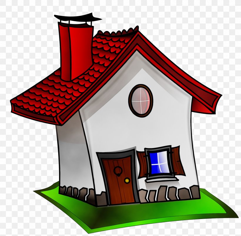House Clip Art Cartoon Roof Home, PNG, 2400x2357px, Watercolor, Building, Cartoon, Cottage, Facade Download Free