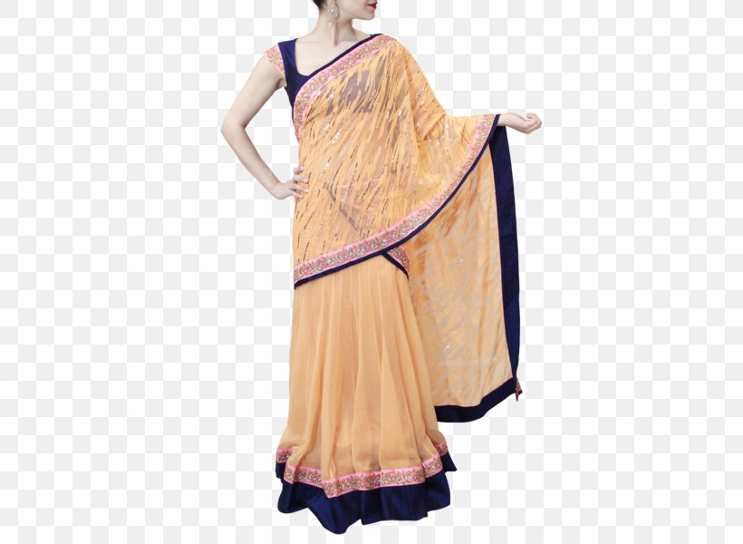 Lehenga-style Saree Blouse Brown Skirt, PNG, 524x600px, Lehengastyle Saree, Blouse, Blue, Brown, Costume Download Free