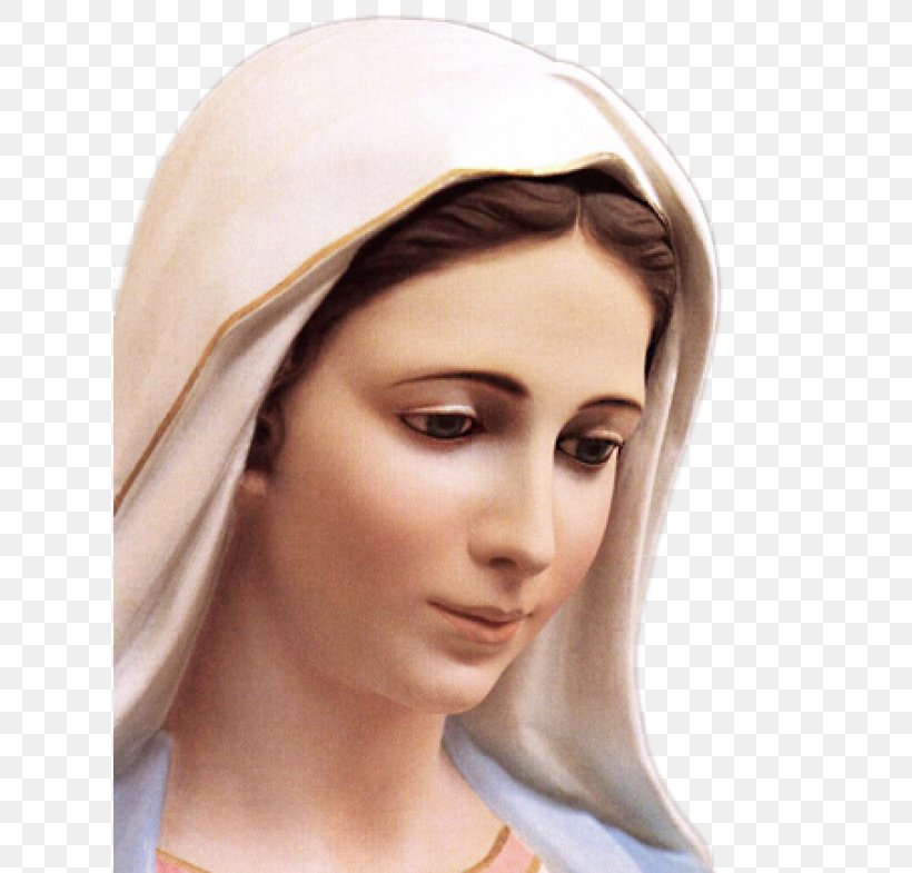 Mary Our Lady Of Medjugorje Prayer Marian Apparition, PNG, 615x785px, Mary, Beauty, Bosnia And Herzegovina, Brown Hair, Cap Download Free