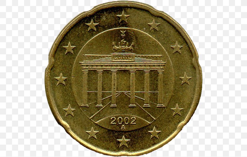 20 Cent Euro Coin Brandenburg Gate German Euro Coins, PNG, 526x521px, 2 Euro Coin, 20 Cent Euro Coin, 20 Euro Note, Coin, Brandenburg Gate Download Free