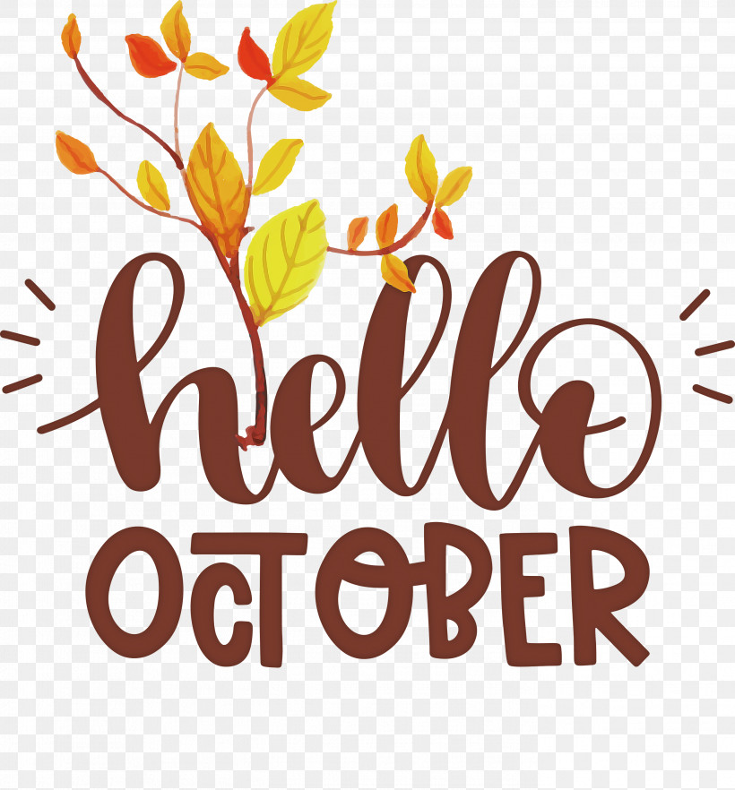 Hello October October, PNG, 2789x3000px, Hello October, Floral Design, Flower, Fruit, Happiness Download Free