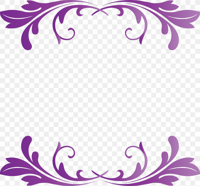 Wedding Frame Classic Frame, PNG, 3000x2791px, Wedding Frame, Classic Frame, Floral Design, Lilac, Magenta Download Free