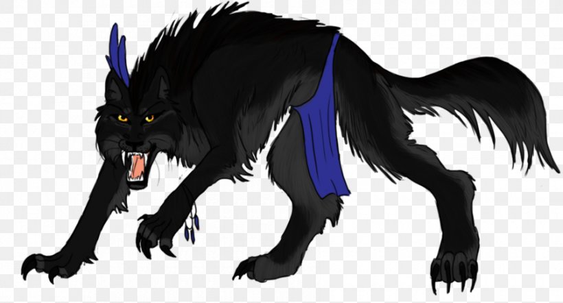 Werewolf Gray Wolf Demon Black And White, PNG, 900x486px, Werewolf, Beast Must Die, Black And White, Blackamoor, Brooch Download Free