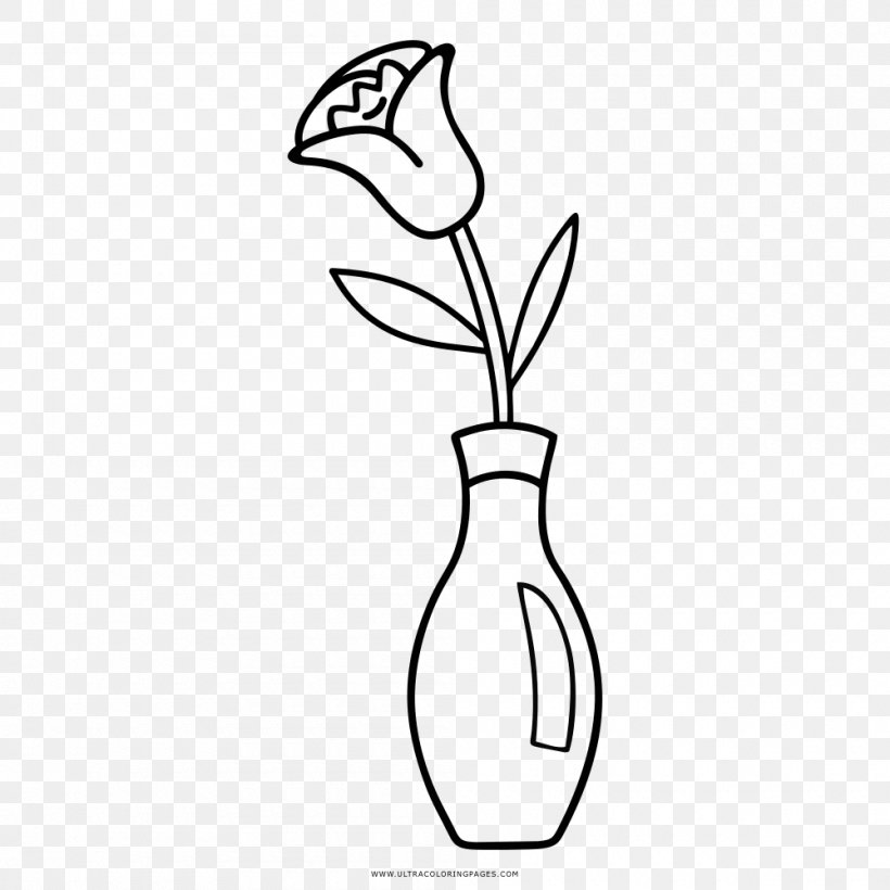 Drawing Coloring Book Vase Painting, PNG, 1000x1000px, Drawing, Artwork, Black And White, Book, Bowl Of Flowers Download Free
