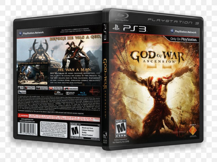 God Of War: Ascension God Of War III PlayStation 2, PNG, 852x639px, God Of War Ascension, Dvd, Film, Game, God Of War Download Free