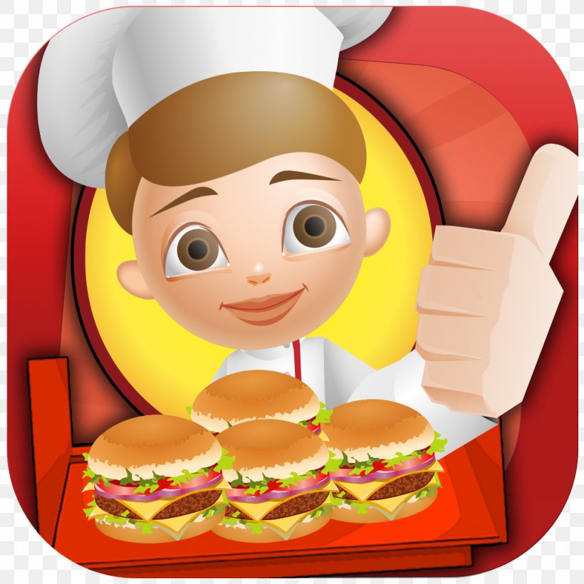 Hamburger Bakery Restaurant Donuts Cooking, PNG, 1024x1024px, Hamburger, Bakery, Cartoon, Chef, Cooking Download Free