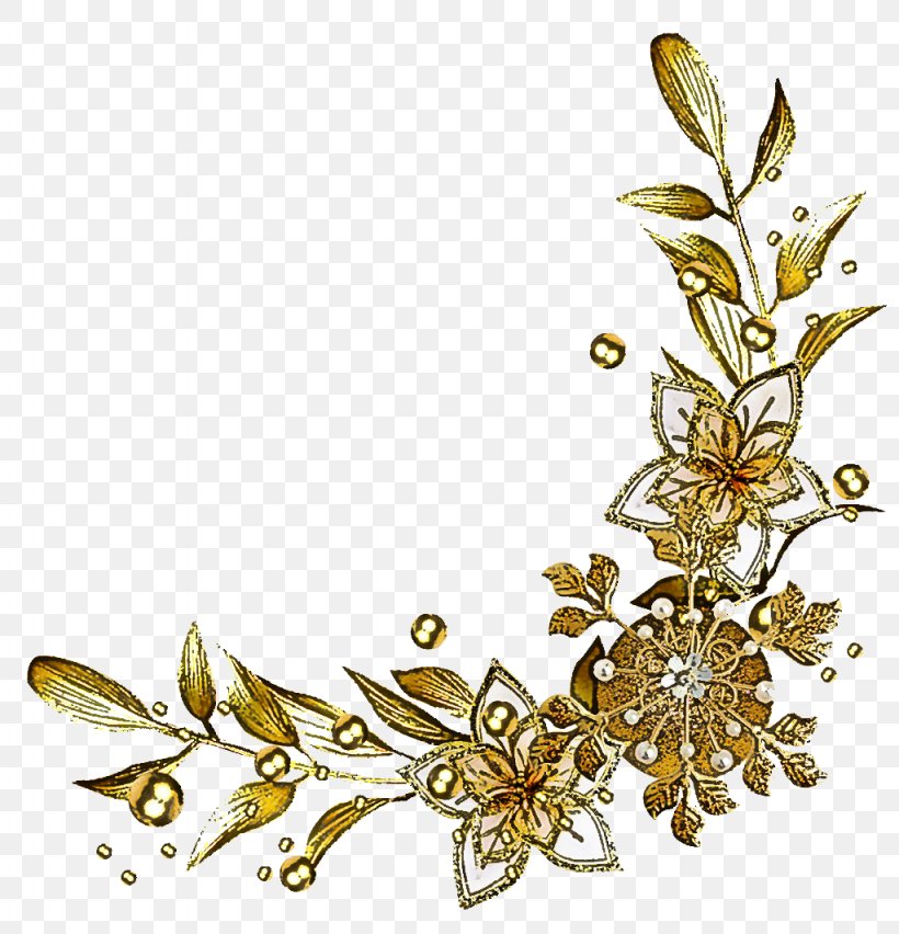 Plant Leaf Flower Ornament Metal, PNG, 1024x1065px, Plant, Flower, Jewellery, Leaf, Metal Download Free