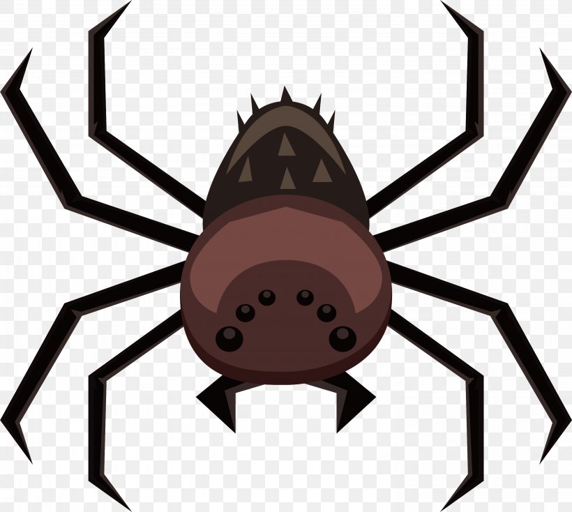 Spider Euclidean Vector Clip Art, PNG, 2966x2655px, Spider, Arachnid, Arthropod, Clip Art, Illustration Download Free