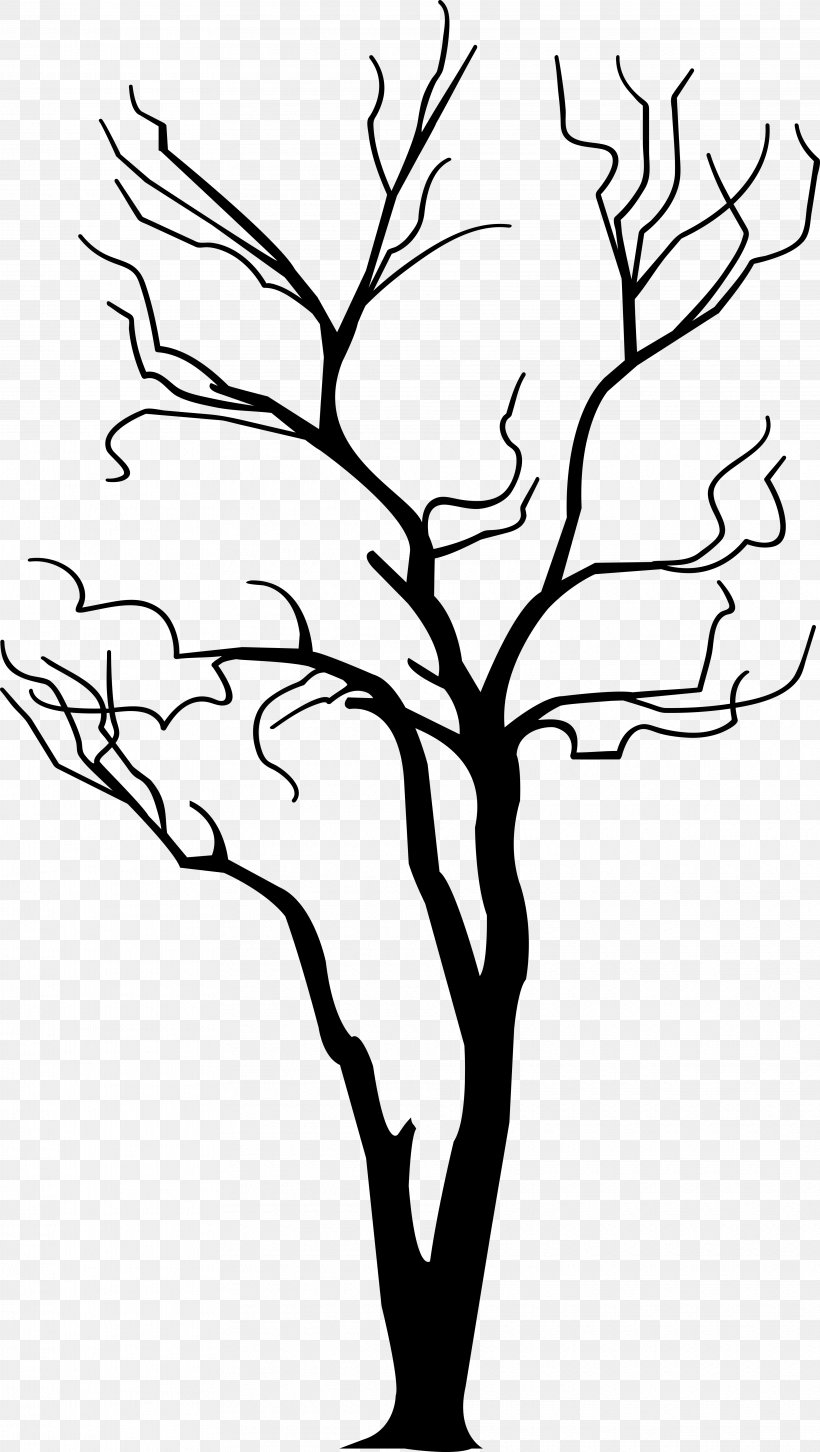 Twig Drawing Branch Clip Art, PNG, 3855x6827px, 2d Computer Graphics, Twig, Artwork, Black And White, Branch Download Free