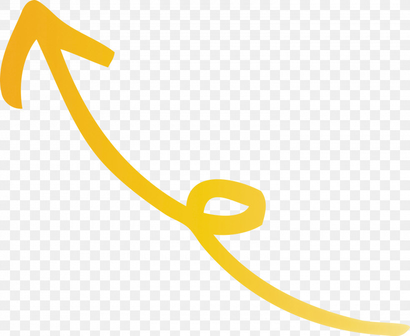 Curved Arrow, PNG, 3000x2458px, Curved Arrow, Line, Logo, Yellow Download Free