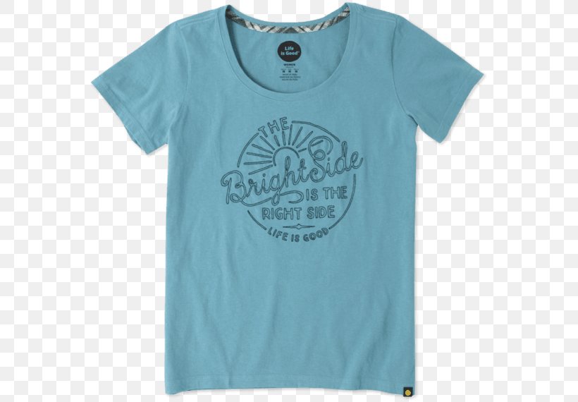 T-shirt Sleeve Neck Font, PNG, 570x570px, Tshirt, Active Shirt, Aqua, Blue, Brand Download Free