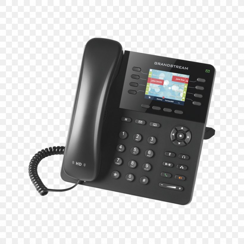 VoIP Phone Grandstream Networks Grandstream GXP1625 Grandstream GXP2135 Grandstream GXP2160, PNG, 1000x1000px, Voip Phone, Answering Machine, Call Transfer, Caller Id, Communication Download Free