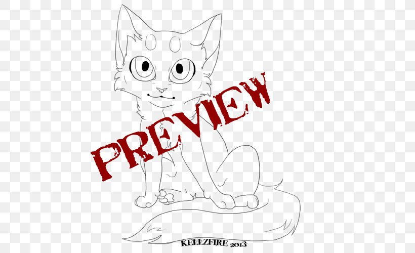 Whiskers Domestic Short-haired Cat Clip Art Line Art, PNG, 500x500px, Watercolor, Cartoon, Flower, Frame, Heart Download Free