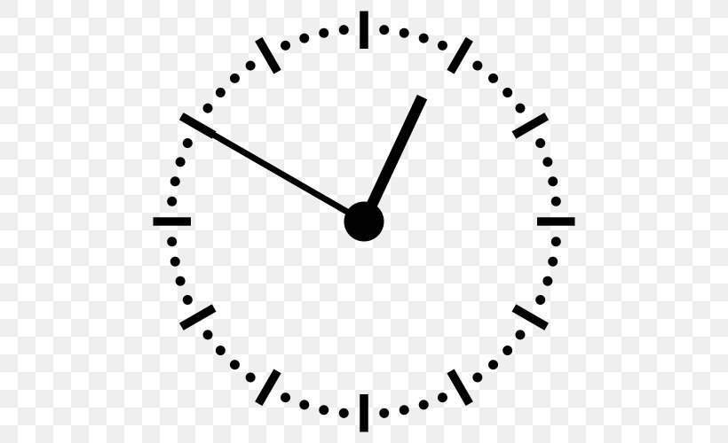 Digital Clock Clock Face Analog Watch Alarm Clocks, PNG, 500x500px, Watercolor, Cartoon, Flower, Frame, Heart Download Free