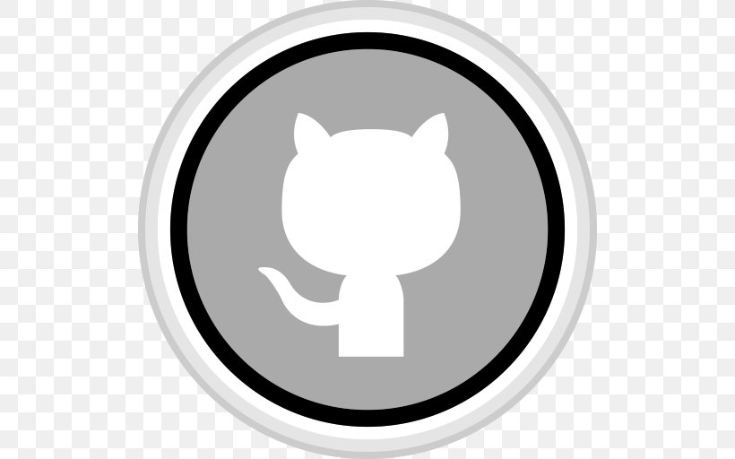 Social Media GitHub Logo, PNG, 512x512px, Social Media, Black And White, Computer Software, Fictional Character, Git Download Free