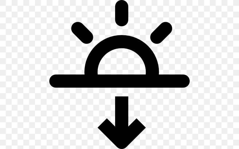 Sunrise Symbol Sunset, PNG, 512x512px, Sunrise, Area, Black And White, Brand, Conjunction Download Free