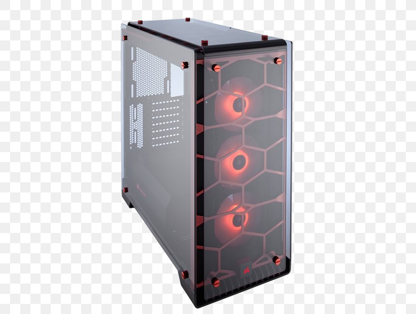 Computer Cases & Housings Power Supply Unit MicroATX Corsair Crystal Midi-Tower Computer Case, PNG, 620x620px, Computer Cases Housings, Atx, Computer System Cooling Parts, Corsair Components, Desktop Computers Download Free