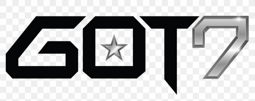 GOT7 Logo K-pop Thank You Boy Band, PNG, 1000x398px, Logo, Black And White, Boy Band, Brand, Choi Youngjae Download Free