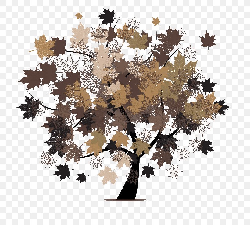 Tree Royalty-free Clip Art, PNG, 757x740px, Tree, Autumn, Autumn Leaf Color, Branch, Deciduous Download Free