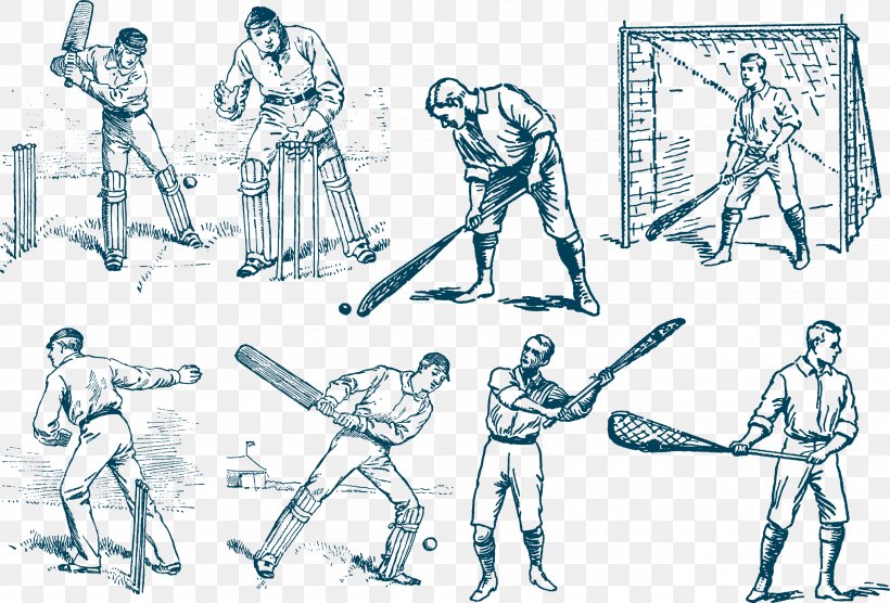 Cricket Sport Sketch, PNG, 2726x1851px, Cricket, Area, Arm, Art, Artwork Download Free
