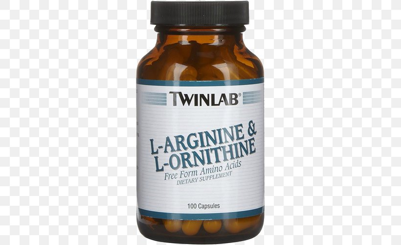 Dietary Supplement Ornithine Arginine Twinlab Lysine, PNG, 500x500px, Dietary Supplement, Arginine, Capsule, County, Iron Download Free