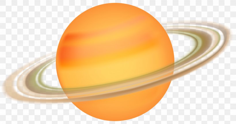 The Solar System: Saturn Clip Art, PNG, 7000x3681px, Solar System Saturn, Orange, Planet, Saturn Download Free