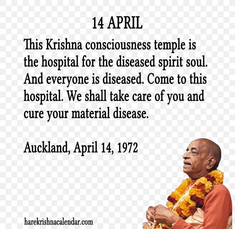 14 April Quotation Month Image, PNG, 800x800px, Quotation, April, Area, Behavior, C Bhaktivedanta Swami Prabhupada Download Free