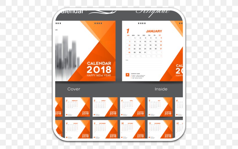 Calendar 0 Art, PNG, 512x512px, 2017, 2018, Calendar, Art, Brand Download Free