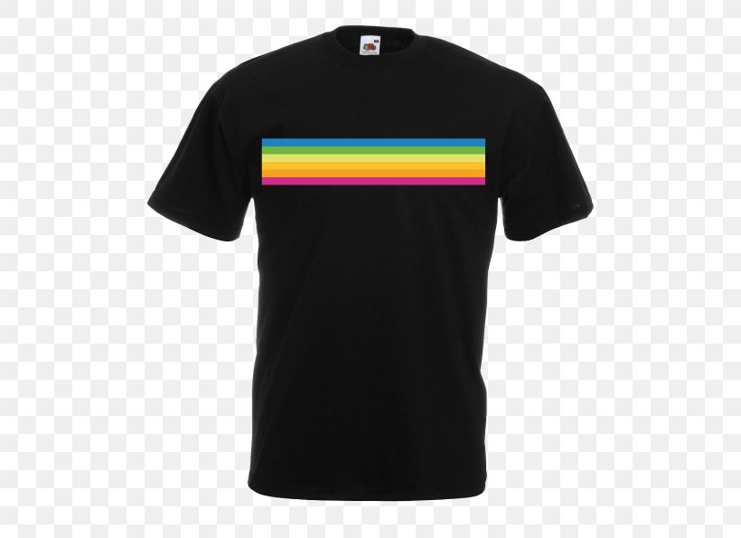 Printed T-shirt Hoodie Top, PNG, 567x595px, Tshirt, Active Shirt, Black, Brand, Clothing Download Free