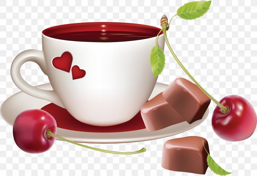 Tea Candy Bonbon Chocolate Cherry, PNG, 5734x3917px, Tea, Acar, Bonbon, Candy, Cherry Download Free