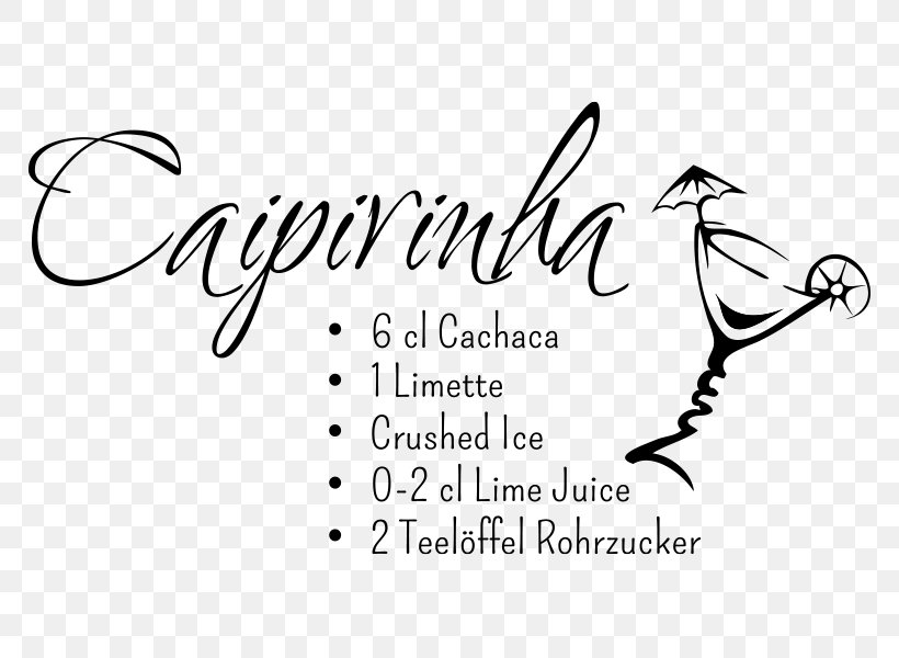 Caipirinha Cocktail Wall Decal Recipe, PNG, 800x600px, Caipirinha, Area, Art, Black, Black And White Download Free