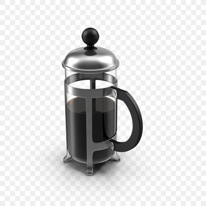 Coffeemaker Kettle French Press Mug, PNG, 2048x2048px, Coffee, Attribute, Coffeemaker, Cup, Data Download Free