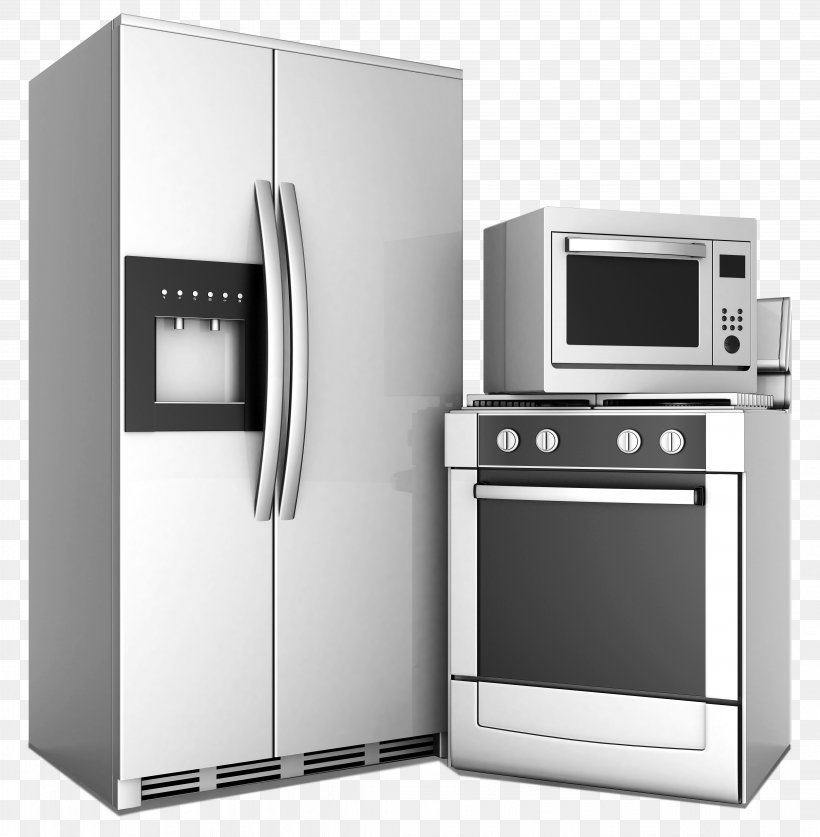Home Appliance Refrigerator Major Appliance Cooking Ranges House, PNG, 4316x4406px, Home Appliance, Air Conditioning, Clothes Dryer, Cooking Ranges, Dishwasher Download Free